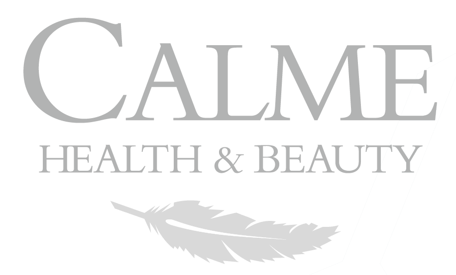 Calme health and beauty feather logo